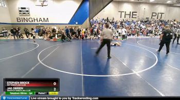 55 lbs Quarterfinal - Stephen Brock, Roy Wrestling Club vs Jag OBrien, Wasatch Wrestling Club