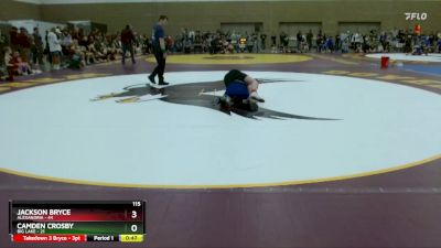 115 lbs Semis (4 Team) - Jackson Bryce, Alexandria vs Camden Crosby, Big Lake