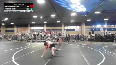 126 lbs Consi Of 64 #2 - Anthony Carvelli, Waianae Wrestling vs Thomas Winn, Burns Or
