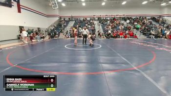 152 lbs Cons. Round 2 - Emma Bass, Keller Central (Girls) vs Gabriela Workman, El Paso Franklin (Girls)