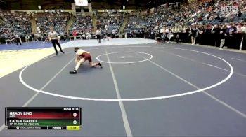 5A - 106 lbs Quarterfinal - Caden Gallet, OP-St. Thomas Aquinas vs Grady Lind, Hays