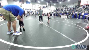 35 lbs Semifinal - Woodson Rowell, Elgin Wrestling vs Loco Smith, Little Axe Takedown Club