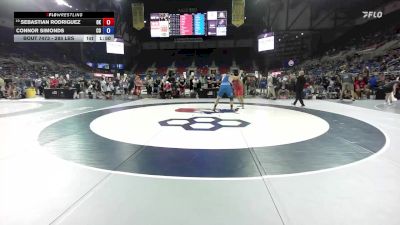 285 lbs Champ. Rd Of 32 - Sebastian Rodriguez, OK vs Connor Simonds, CO