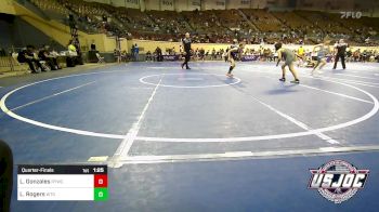 80 lbs Quarterfinal - Luke Gonzales, Randall Youth Wrestling Club vs Luke Rogers, West Texas Grapplers