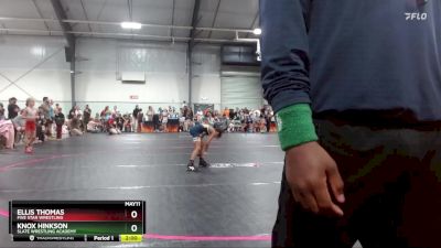 62 lbs Quarterfinal - Knox Hinkson, Slate Wrestling Academy vs Ellis Thomas, Five Star Wrestling