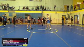 150 lbs Champ. Round 1 - Jaden Vetter, Hutch Wrestling Club vs Brennen Pfannenstiel, Next Level Training Academy