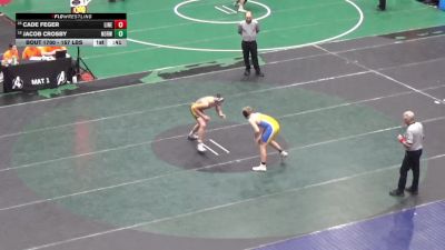 157 lbs Consi Of 8 #2 - Cade Feger, Line Mountain vs Jacob Crosby, Norwin