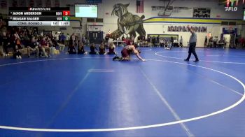 175 lbs Cons. Round 2 - Jaxon Anderson, Mount Vernon vs Reagan Salger, Vinton-Shellsburg