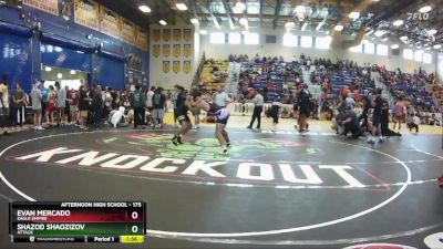 175 lbs Champ. Round 2 - Evan Mercado, Eagle Empire vs Shazod Shaozizov, Attack