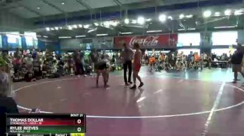 140 lbs 2nd Wrestleback (16 Team) - Thomas Dollar, Stronghold - Gold vs Rylee Reeves, NOLA Gold