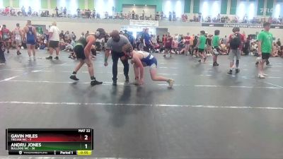 150 lbs Round 5 (6 Team) - Andru Jones, Bulldog WC vs Gavin Miles, Trojan WC