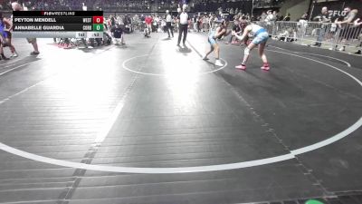 100 lbs Semifinal - Peyton Mendell, West Milford vs Annabelle Guardia, Cordoba Trained