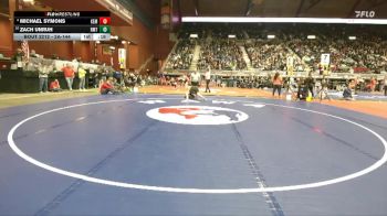 2A-144 lbs Cons. Round 2 - Zach Unruh, Rocky Mountain vs Michael Symons, Kemmerer