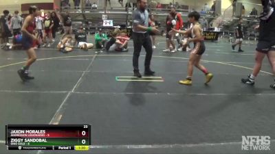 90 lbs Finals (8 Team) - Ziggy Sandobal, Ohio Gold vs Jaxon Morales, Aggression Legionaries