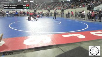 84 lbs Consi Of 16 #1 - Paxtyn McGilbert, Midwest City Bombers Youth Wrestling Club vs Jerell Haynie Jr, D3 Wrestling Cluib
