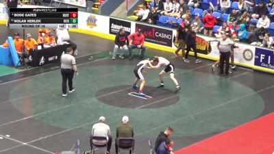 140 lbs Round Of 16 - Bode Gates, North Schuylkill vs Nolan Kerlek, Hickory