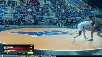 132 lbs Cons. Round 2 - Tate Sailer, Mandan vs Owen Magnell, West Fargo