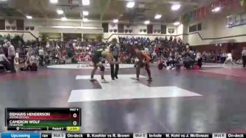 182 lbs 9th Place Match - Cameron Wolf, Fennimore vs Demaris Henderson, Waterloo East