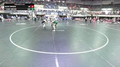 165 lbs Cody Meyer, Osceola vs Isaac Briggs, Saint Croix Falls