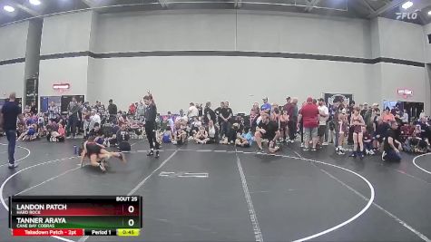 75 lbs Quarterfinal - Tanner Araya, Cane Bay Cobras vs Landon Patch, Hard Rock