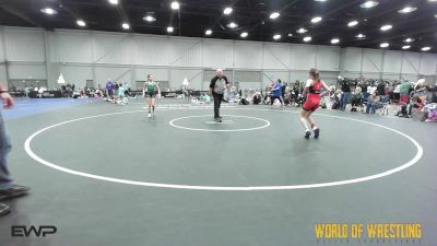 90 lbs Rr Rnd 2 - Mackinley Wolf, Mat Warriors K-6 vs Makinley McNabb, Oklahoma Mafia Girls K-6