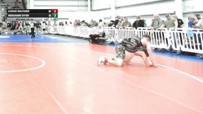 195 lbs Round Of 64 - Lukas Balfanz, WY vs Benjamin Dyer, NC