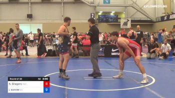 97 kg Round Of 32 - Steven Gregory, Viking Wrestling Club vs Jaden Sonner, Campbellsville University