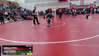 139 lbs Cons. Round 4 - Dagen Hansen, Windom-Mountain Lake vs Keegan O`Meara, Tri-City United