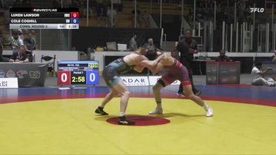 74kg Cons. Round 3 - Luken Lawson, Hamilton Wrestling Club vs Cole Coghill, Brock WC