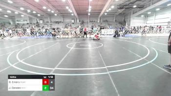 152 lbs Rr Rnd 2 - Brennan Emery, Buffalo Valley Wrestling Club White vs Justin Deneen, Yeti: Special Forces