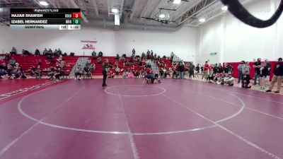 115 lbs Semifinal - Izabel Hernandez, Brighton vs Hajjar Shawish, Columbine