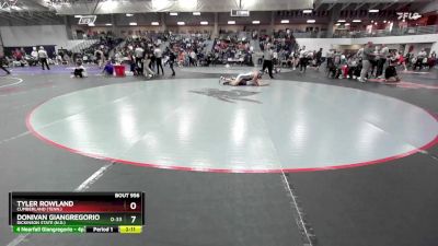 197 lbs Cons. Round 6 - Tyler Rowland, Cumberland (Tenn.) vs Donivan Giangregorio, Dickinson State (N.D.)