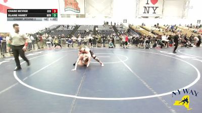 150 lbs Champ. Round 3 - Blaine Haney, Marcellus Youth Wrestling vs Chase McVige, HF-L Youth Wrestling