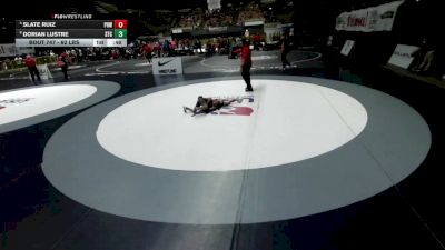 62 lbs Cons. Sub-semis - Slate Ruiz, Project 8 Wrestling vs Dorian Lustre, SilvaBack Training Center