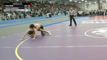 4 - 165 lbs Semifinal - Rocco Zagorites, Loudoun County vs Karl Dean, Gloucester