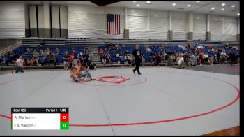 123 lbs Champ. Round 1 - Steven Vaughn, Davison vs Alekh Marion, Kalamazoo