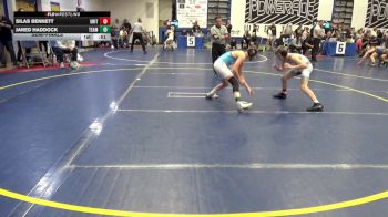 90 lbs Semifinal - Silas Bennett, United vs Jared Haddock, Team Delaware