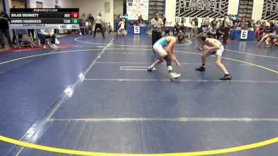 90 lbs Semifinal - Silas Bennett, United vs Jared Haddock, Team Delaware