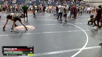 101 lbs Round 3 - Bradley Miller, Carolina Reapers vs Sebastian Stsiapanau, Palmetto State Wrestling Academy