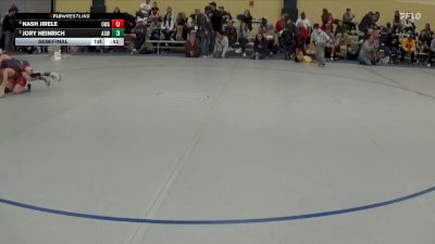 65 lbs Semifinal - Jory Heinrich, American Outlaws Wrestling vs Nash Jirele, OWATONNA WRESTLING ACADEMY