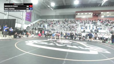 62 kg Cons. Quarters - Brooklyn Perez, Valiant Wrestling Club vs Mika Yoffee, Legends Of Gold Las Vegas