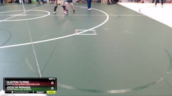 105 lbs Quarterfinal - Jocelyn Peinado, Ascend Wrestling Academy vs Clayton Tutino, Cle Elum Mat Miners Wrestling Club