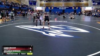150 lbs Round 1 - DeMarkus Robinson, Bellevue West vs Jaxon Graham, Amherst
