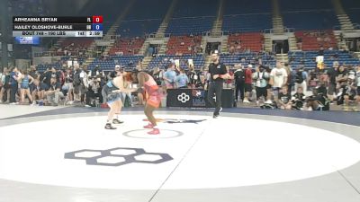 190 lbs Champ. Rd Of 64 - Arheanna Bryan, Florida vs Hailey Oloshove-Burle, Ohio