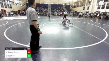 106 lbs Semifinal - Nate Desmond, Bethlehem Catholic vs Carson Dupill, Greeneville High School