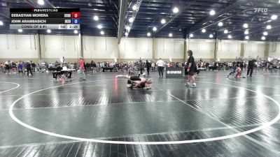 215 lbs Consi Of 8 #1 - Sebastian Morera, Christopher Columbus-Miami vs John Arambasich, Beebe Trained