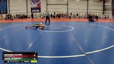 100 lbs Rd# 6- 9:00am Saturday Final Pool - Daniel McDermott, NCWAY National Team vs Nathaniel Solorio, Rough House