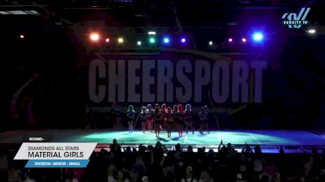 Diamonds All Stars - Material Girls [2023 L4.2 Senior - Small] 2023 CHEERSPORT National All Star Cheerleading Championship