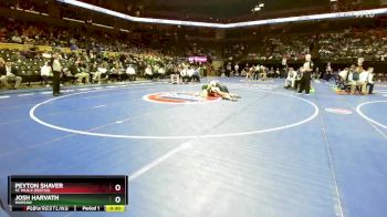 175 Class 1 lbs Cons. Semi - Peyton Shaver, St. Pius X (Festus) vs Josh Harvath, Warsaw