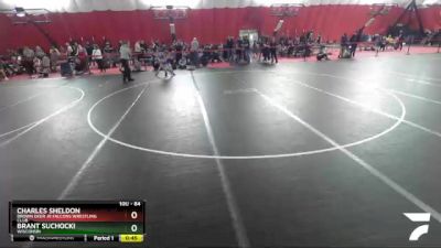 84 lbs Cons. Round 1 - Brant Suchocki, Wisconsin vs Charles Sheldon, Brown Deer Jr Falcons Wrestling Club